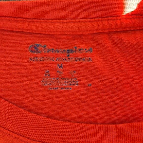 Mens Champion Camo lettering T shirt - Picture 4 of 4